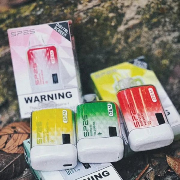 SP2S GEM 9000口拋棄式電子煙｜雙螢幕顯示・12ml大容量